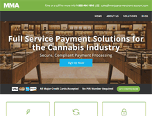 Tablet Screenshot of marijuana-merchant-account.com